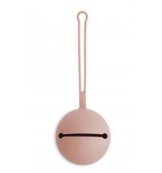 BIBS SILICONE PACIFIER CASE BLUSH 25