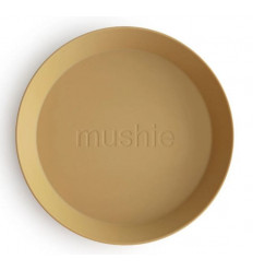 PLATES ROUND MOSTERD 24