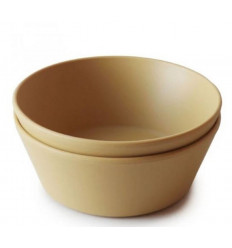 BOWL ROUND MOSTERD (2 PCS) 24
