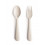 FORK & SPOON IVORY 24