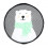 SPEELMAT/ZAK 120CM POLAR BEAR 23