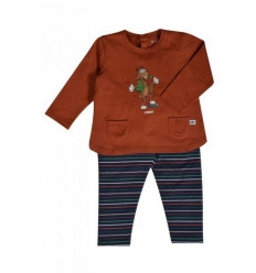 MEISJES PYJAMA ROEST 9M 201