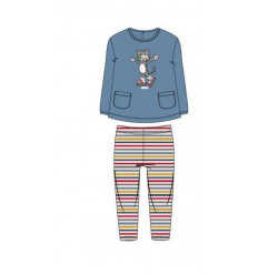 MEISJES PYJAMA BLAUW 3M 201