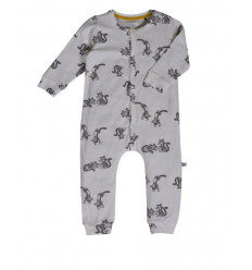 UNISEX ONESIE GEBROKEN WIT KAT 3M 201