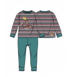 JONGENS PYJAMA MULTICOLOR STRIPES 9M 201
