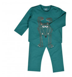 JONGENS PYJAMA AQUAGROEN 9M 201