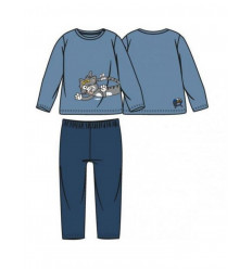 JONGENS PYJAMA BLAUW 3M 201