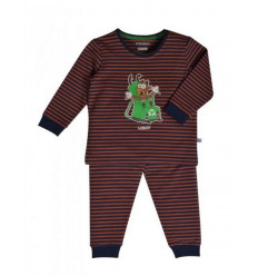 JONGENS PYJAMA D BLW-ROEST STRIPE 6M 201