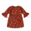 ART RUFFLE DRESS RUST 62/68 201