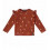 ART RUFFLE SHOULDER TOP RUST 110/116 201