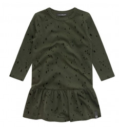 SPLATTERS SHIFT DRESS DESK GREEN 201