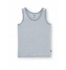 BABY BODY KM GRIJS/WIT STRIPES 2A 202