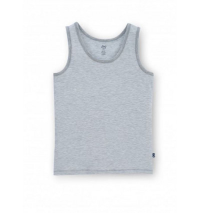 BABY BODY KM GRIJS/WIT STRIPES 2A 202