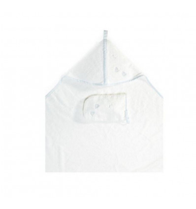 HOODED TOWEL BLUE SEA 22