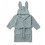 LILY BATHROBE RABBIT SEA BLUE 5-6Y 202