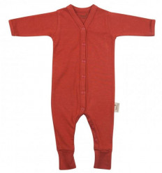 BABYSUIT L.SLV FEET 86/92 ROSEWOOD 221