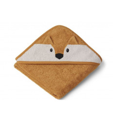 ALBERT HOODED TOWEL FOX MUSTARD 21