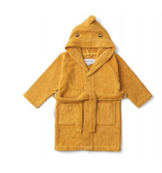 LILY BATHROBE DINO yel MELLOW 1-2Y 202