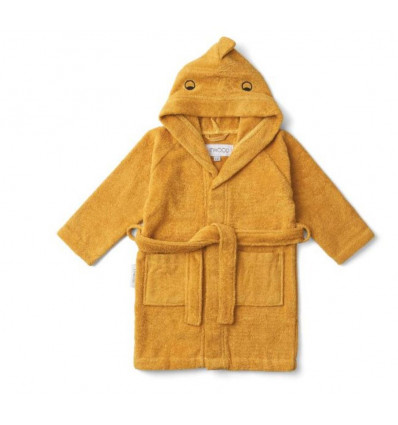 LILY BATHROBE DINO yel MELLOW 1-2Y 202