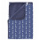 BLANKET COT/VELOURS 80X100 GIRAF BLUE 21