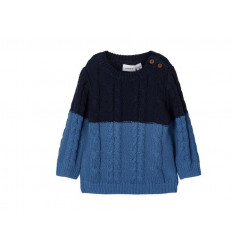 NBMOVENNE LS KNIT BURNTBRICK 62 201