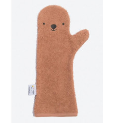 BABY SHOWER GLOVE BEAR RUST 20