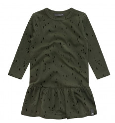 SPLATTERS SHIFT DRESS DESK GREEN 201