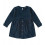 NAVY WAFFLE BUTTON DRESS NAVY 62/68 201