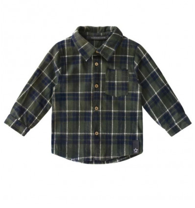 CHECKS SHIRT DESK GREEN 62/68 201