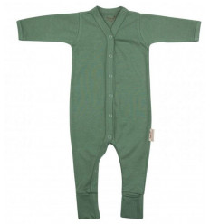 BABYSUIT L.SLV FEET 62/68 ASPEN GRN 221