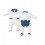 ROMPERSUIT ORSO ENDLESS GREY 56 22