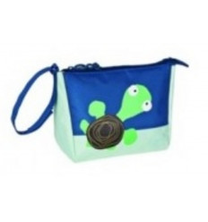 MINI WASHBAG WILDLIFE TURTLE NAVY / SOFT