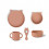 VIVI SILICONE SET CAT DARK ROS 1SIZE 202