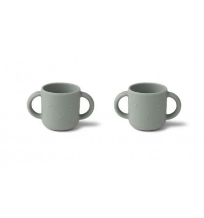 GENE SILICONE CUP 2 PACK RABBIT BLUE 202