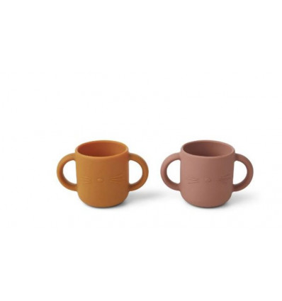 GENE SILICONE CUP 2 PACK CAT ROSE 202