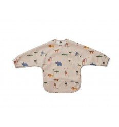MERLE PRINT CAPE BIB SAF SANDY MIX 1S 24