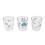 YUMMY MINI GLASS SEA FRIENDS BLUE 241