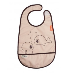BIB W/VELCRO SEA FRIENDS POWDER 22
