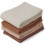 LEON MUSLIN CLOTH 4 PACK ROS MIX 4PC 202