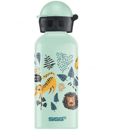 DRINKFLES 0.4L KIDS JUNGLE GROEN 21