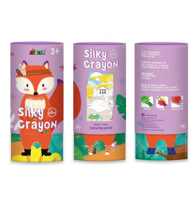 AVENIR SILKY CRAYON LEEUW 12 COLORS 223