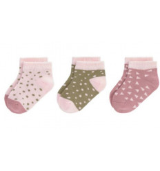SNEAK SOCK GOTS 3PCS CINNAMON19-22 25