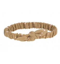 HEAD BAND DOTS CURRY 0-12M 24