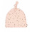 BEANIE DOTS PINK 50/56 0-2M 24