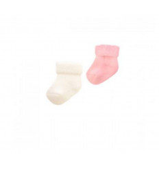2 TERRY OFF WHITE/L.PINK NEWBORN 202