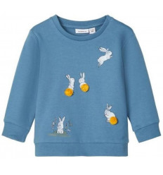 NAME IT SWEATSHIRT REAL TEAL 68 21