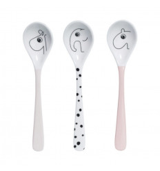 DOTS SPOON SET OF 3 PCS POWDER 21