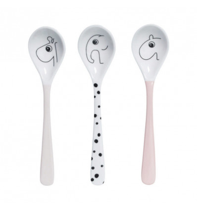 DOTS SPOON SET OF 3 PCS POWDER 21