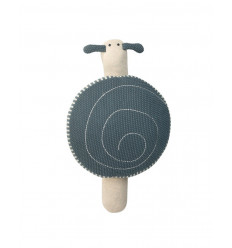 KNITTED POUF S SNAIL BLUE 231