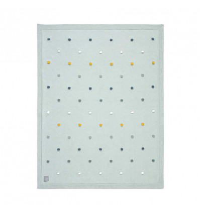 "KNIT BLANK GOT ""DOTS"" LIGHT MINT 25"